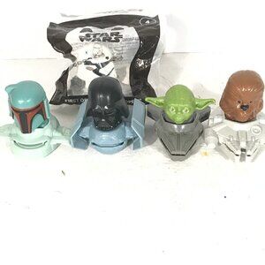 McDonald's Yoda Clone Wars Happy Meal Star Wars Collectible Toys Toy Bundle